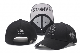 MLB New York Yankees Curved Snapback Hats 50098