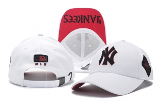 MLB New York Yankees Curved Snapback Hats 50099