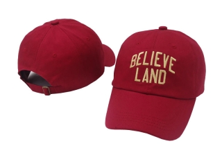 BELIEVE LAND Curved Snapback Hats 50556