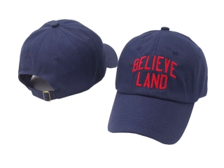 BELIEVE LAND Curved Snapback Hats 50558