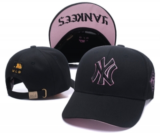MLB New York Yankees Curved Snapback Hats 50649