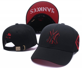 MLB New York Yankees Curved Snapback Hats 50654