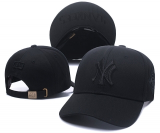 MLB New York Yankees Curved Snapback Hats 50656