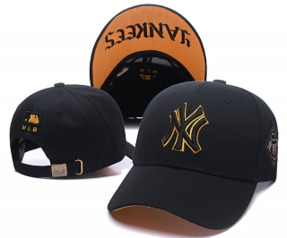 MLB New York Yankees Curved Snapback Hats 50657