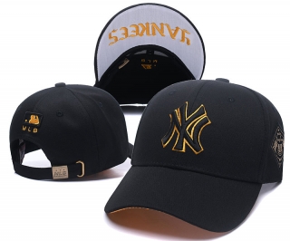 MLB New York Yankees Curved Snapback Hats 50658