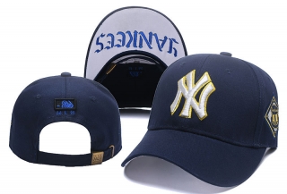 MLB New York Yankees Curved Snapback Hats 50789