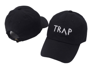 TRAP Curved Snapback Hats 51043