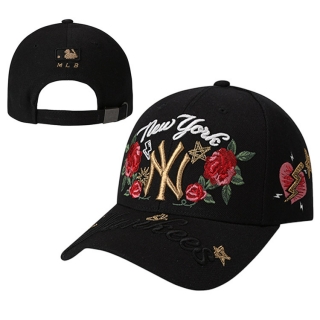 MLB New York Yankees Rose Snapback Hats 51209