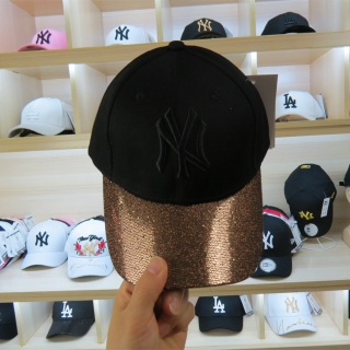 MLB New York Yankees Sequins Snapback Hats 51213