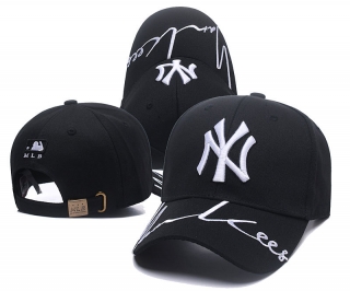 MLB New York Yankees Curved Snapback Hats 51249