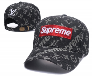 Supreme LV Curved Snapback Hats 51743