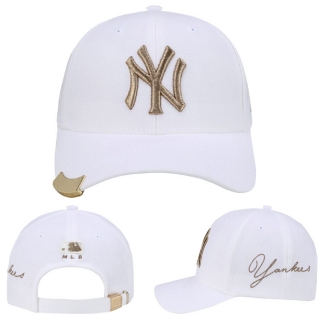 MLB New York Yankees Curved Snapback Hats 52051