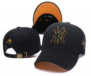 MLB New York Yankees Curved Snapback Hats 52056