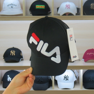 FILA Curved Snapback Hats 52390