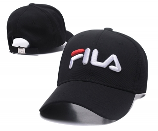 FILA Curved Snapback Hats 52484