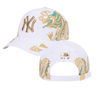 MLB New York Yankees China Dragon Curved Snapback Hats 54050