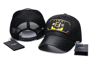 Fendi Mesh Curved Snapback Hats 54185