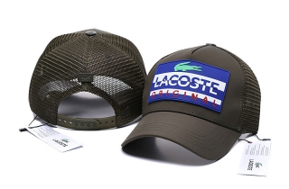 Lacoste Mesh Curved Snapback Hats 54194