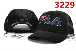FILA Curved Mesh Snapback Hats 55324