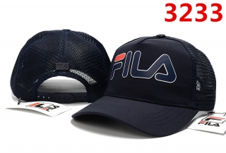 FILA Curved Mesh Snapback Hats 55329