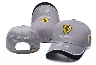 Ferrari Curved Snapback Hats 56082