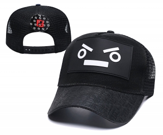 Fendi Curved Mesh Snapback Hats 56313