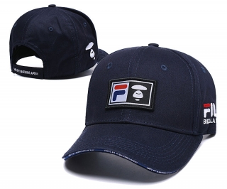 FILA Curved Snapback Hats 56507