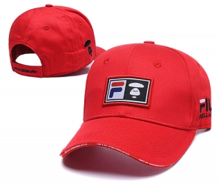 FILA Curved Snapback Hats 56508