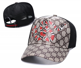 Gucci Mesh Curved Snapback Hats 56572