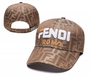 Fendi Curved Snapback Hats 57316