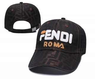 Fendi Curved Snapback Hats 57318