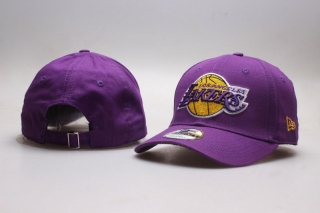 NBA Los Angeles Lakers Curved Brim 9TWENTY Snapback Cap 58134