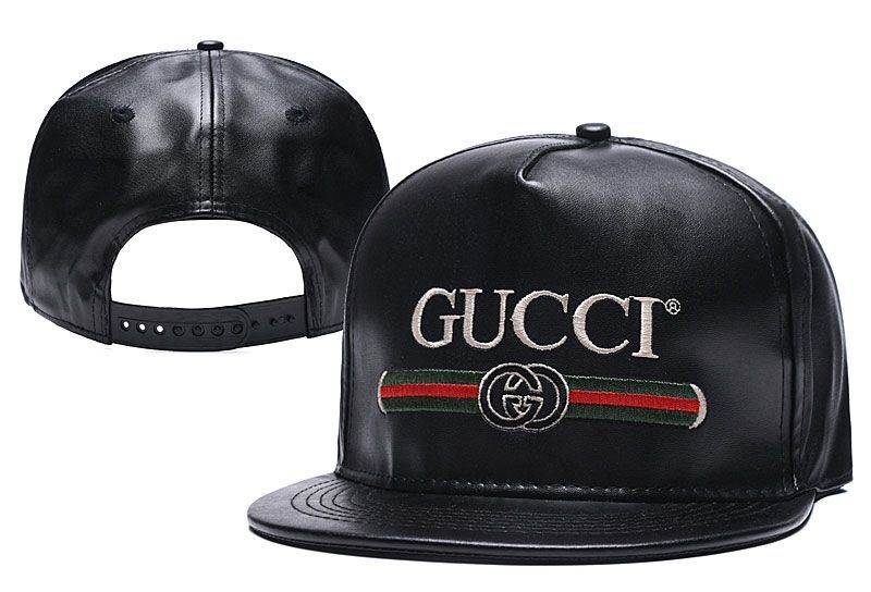 Buy Gucci Leather Snapback Hats 58370 Online - Hats-Kicks.cn
