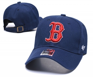 MLB Boston Red Sox Curved Brim 47BRAND Snapback Cap 60028