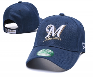 MLB Milwaukee Brewers Curved Brim 9FORTY Snapback Cap 60040