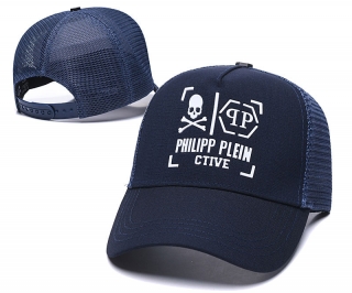 PHILIPP PLFIN Curved Brim Mesh Snapback Cap 60621