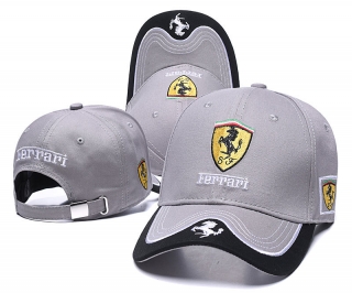 Ferrari Curved Brim Snapback Hats 61175