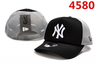 MLB New York Yankees Curved Brim Mesh Snapback Cap 61429