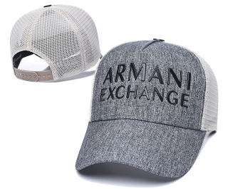 Armani Curved Brim Mesh Snapback Cap 62163