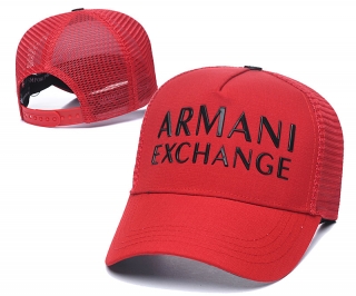 Armani Curved Brim Mesh Snapback Cap 62168