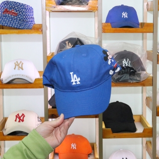 MLB Los Angeles Dodgers Mickey Mouse Curved Brim Snapback Hats 62500