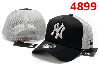 MLB New York Yankees Curved Brim Mesh Snapback Hats 63305