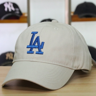 MLB Los Angeles Dodgers Curved Brim Snapback Hats 64314