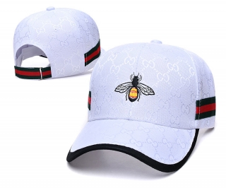 Gucci Bee Logo Curved Brim Snapback Hats 64321