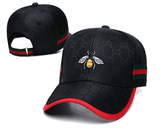 Gucci Bee Logo Curved Brim Snapback Hats 64322