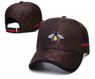 Gucci Bee Logo Curved Brim Snapback Hats 64323