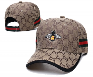 Gucci Bee Logo Curved Brim Snapback Hats 64324