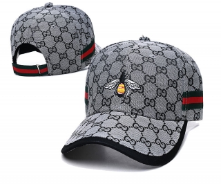 Gucci Bee Logo Curved Brim Snapback Hats 64325