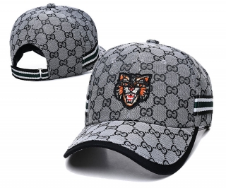 Gucci Bee Tiger Logo Curved Brim Snapback Hats 64329