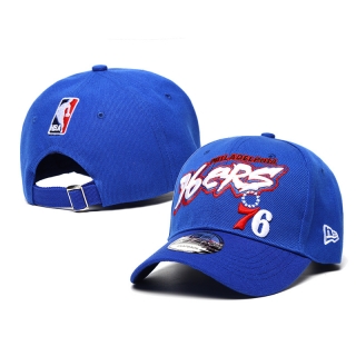 NBA Philadelphia 76ers Curved Brim Snapback Hats 71368
